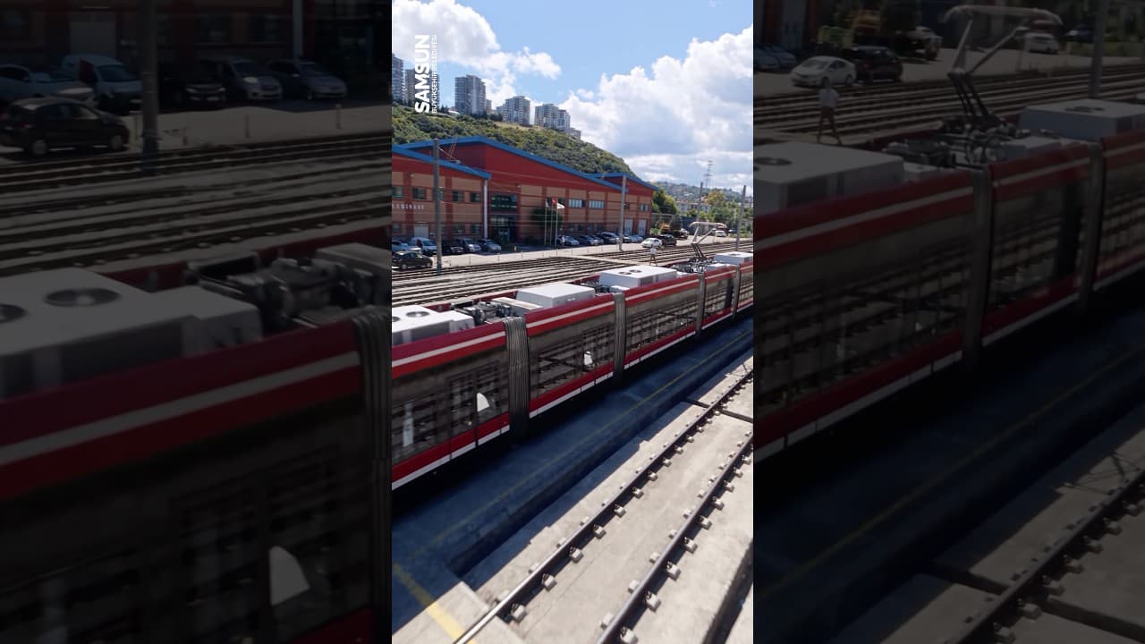 Samsun’un yeni tramvayları!