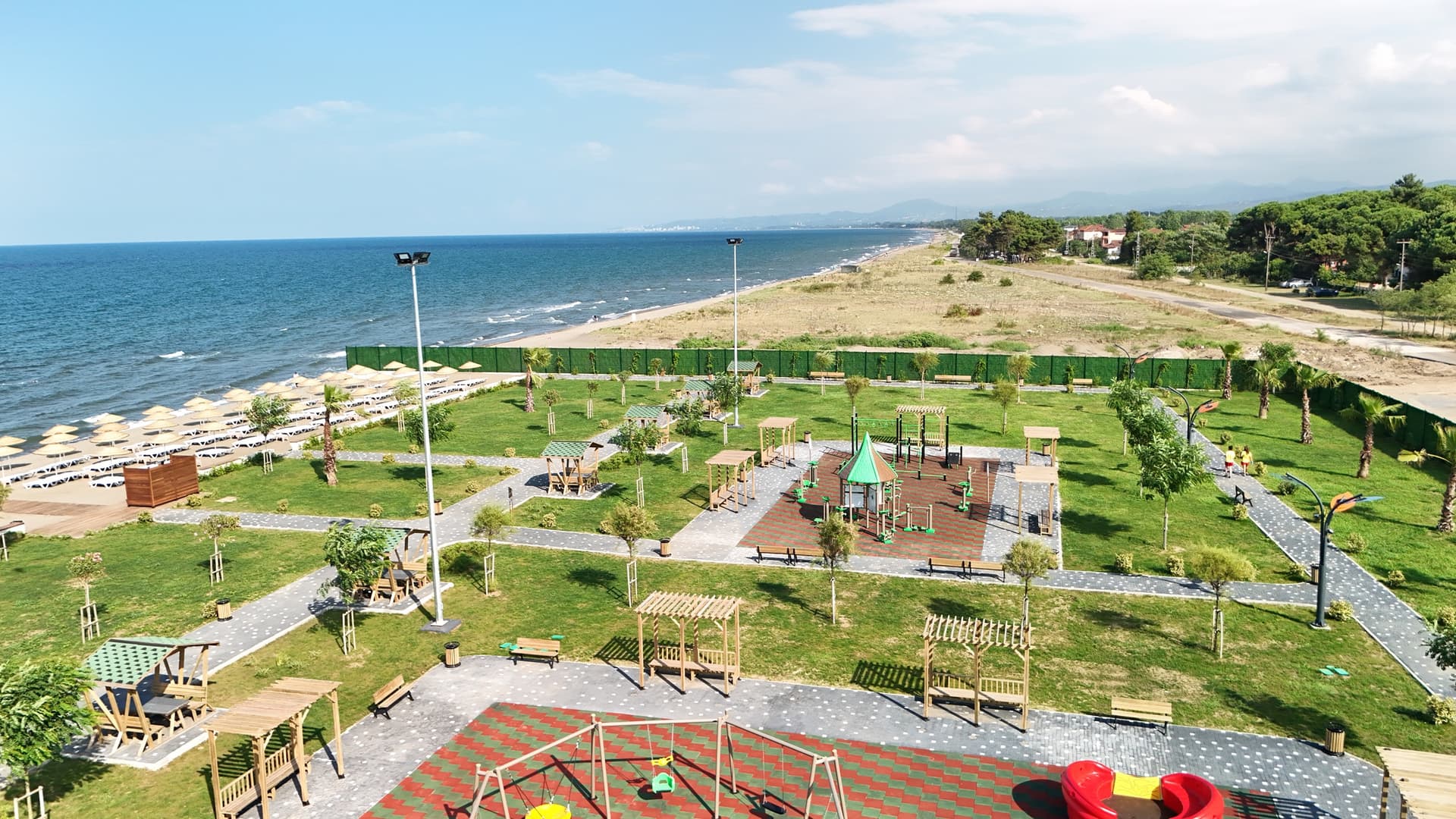 MİLİÇ KADINLAR PLAJI VE YÜZME HAVUZU AÇILDI - Görsel 2