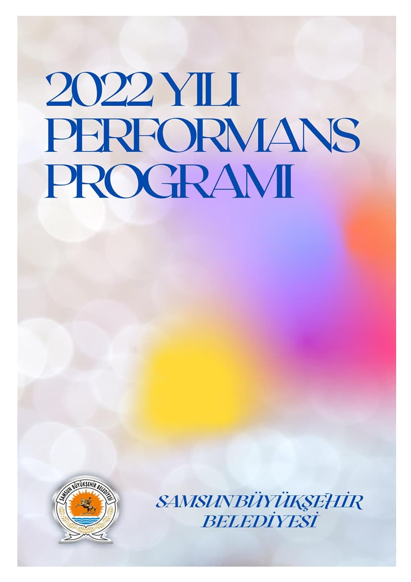 2022 Yılı Performans Programı