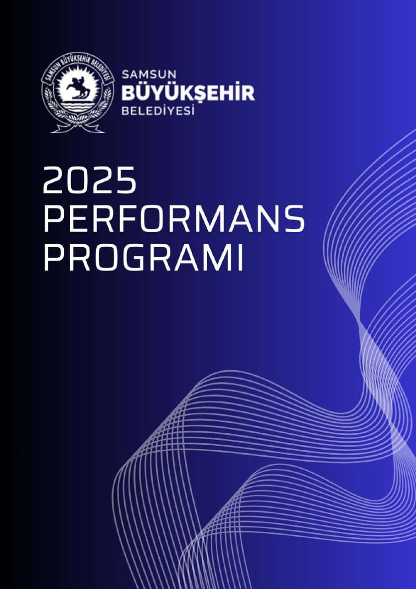 2025 Yılı Performans Programı