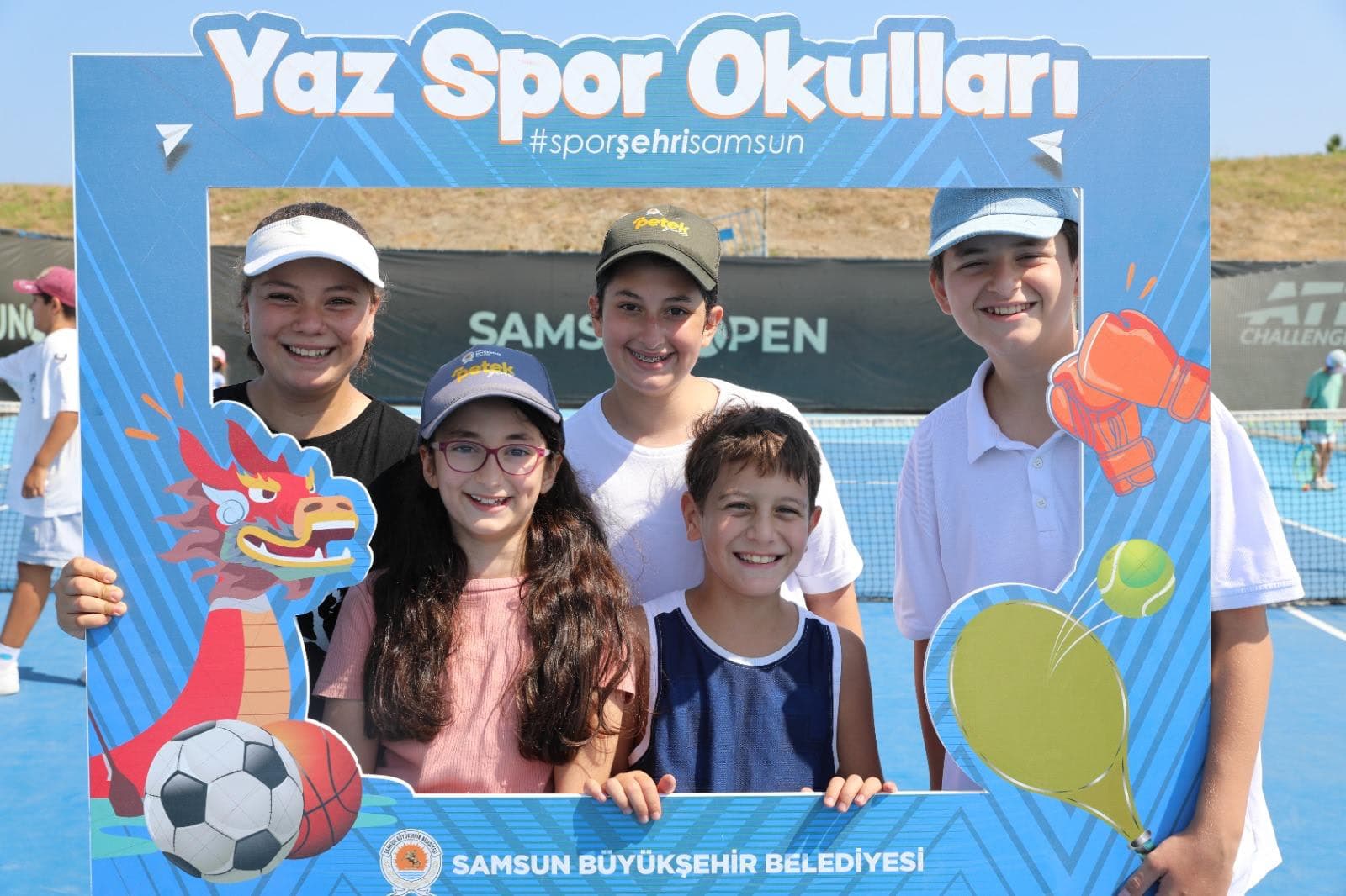 ÇOCUKLAR YAZI SPORLA DOLU DOLU GEÇİRİYOR