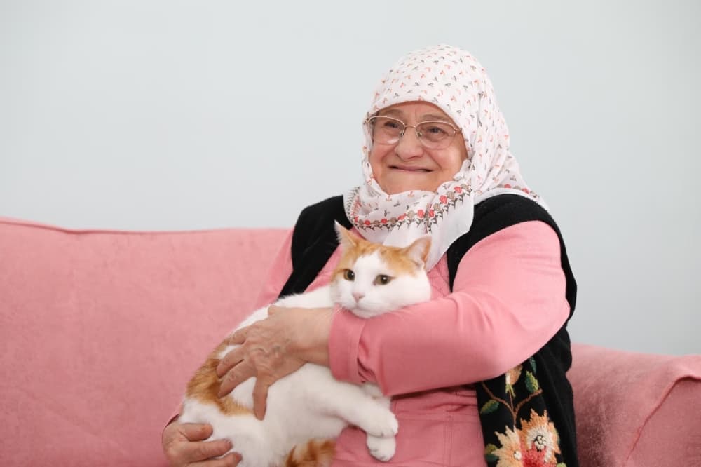 81 YAŞINDAKİ SEVİM DURAK’IN GÖNLÜNE DOKUNAN HİZMET