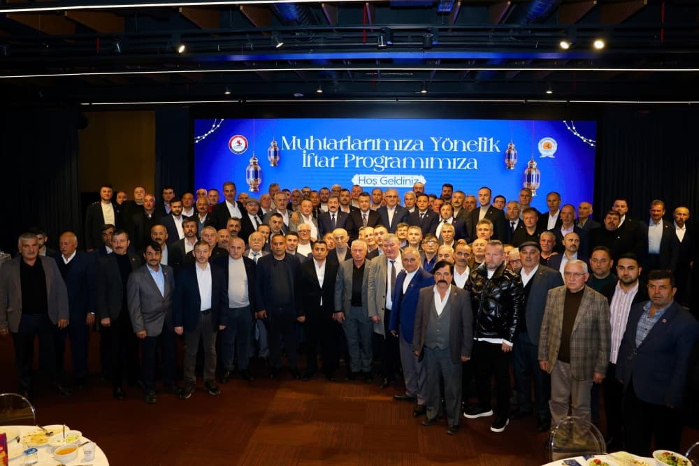 BAŞKAN DOĞAN MUHTARLARLA İFTAR SOFRASINDA BULUŞTU