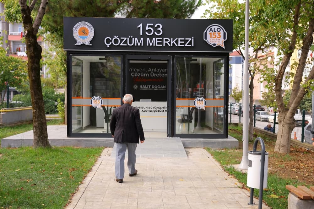 BÜYÜKŞEHİR TARAFINDAN BAFRA’DA 153 ÇÖZÜM MERKEZİ AÇILDI