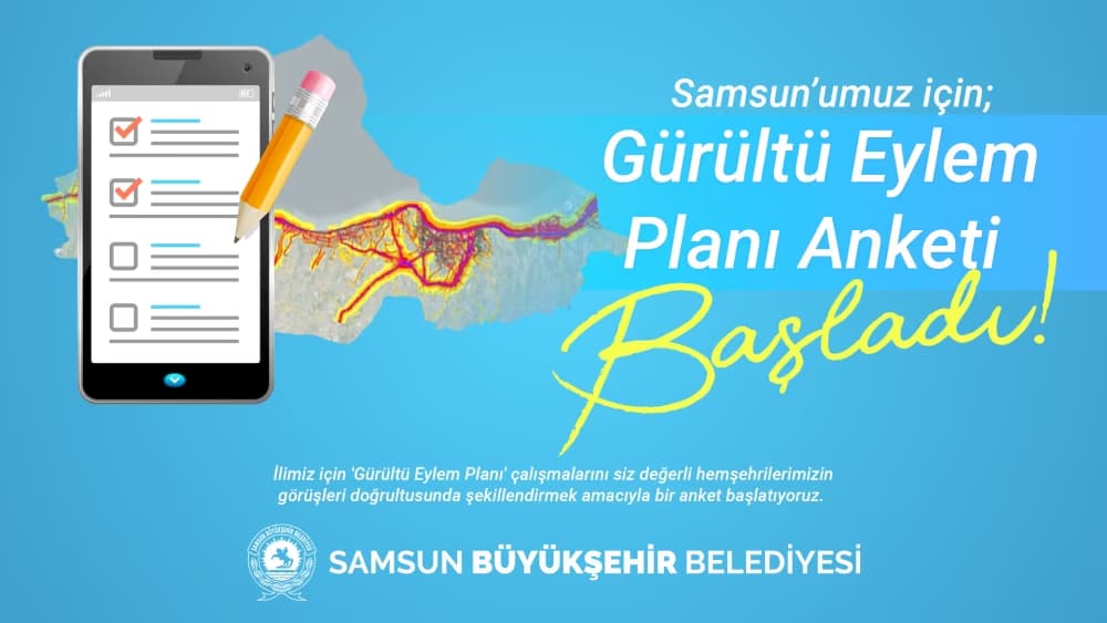 Büyükşehir'den gürültü eylem planı için anket