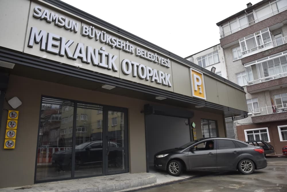 Çiftlik-1 Mekanik Otoparkı hizmete başladı