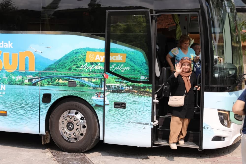 Odak Samsun otobüsleri hizmette