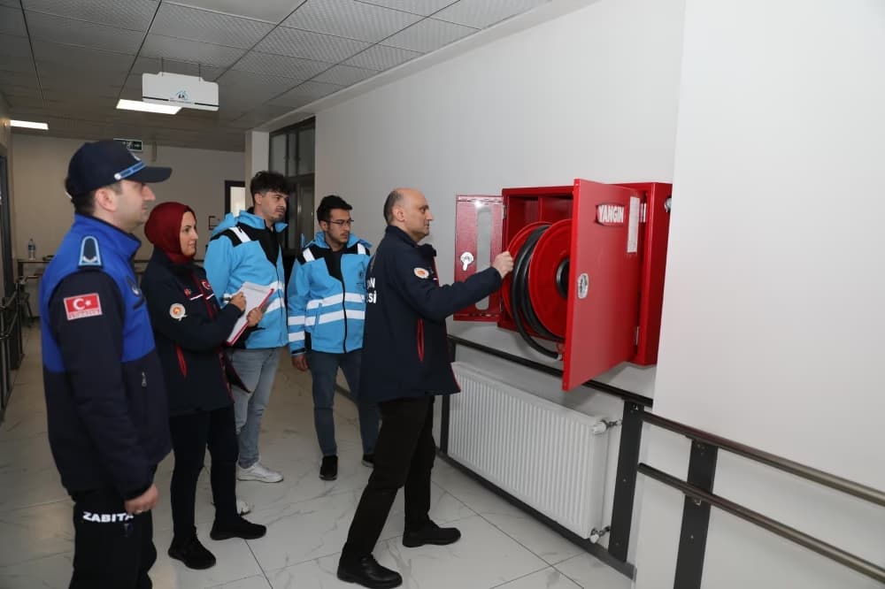 Samsun İtfaiyesi 17 ilçede denetimlerini sürdürüyor