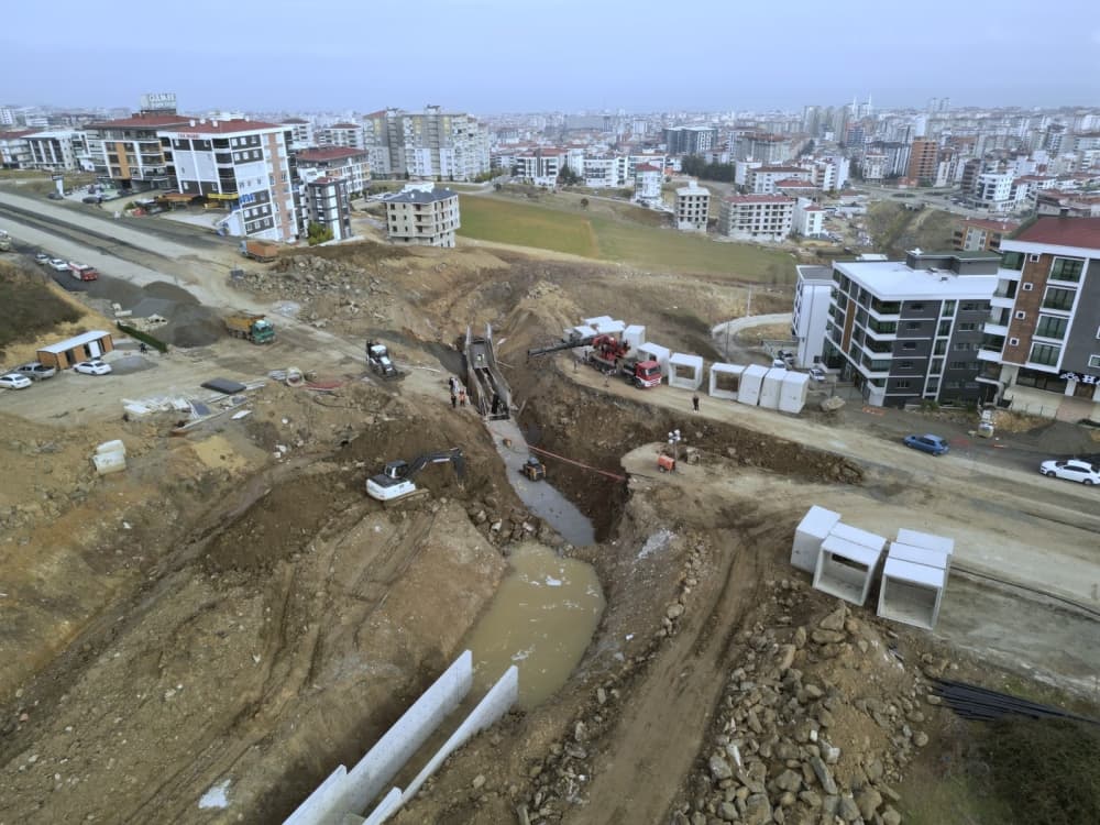 SAMSUN’DA DERE ISLAHI VE ALTYAPIYA DEV YATIRIM