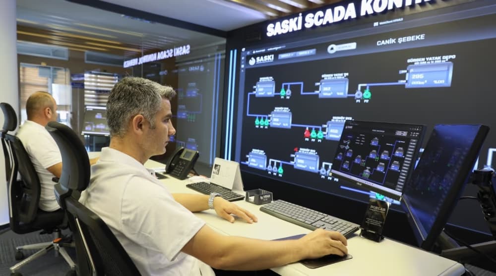 SASKİ'DEM SCADA ile 7/24 takip