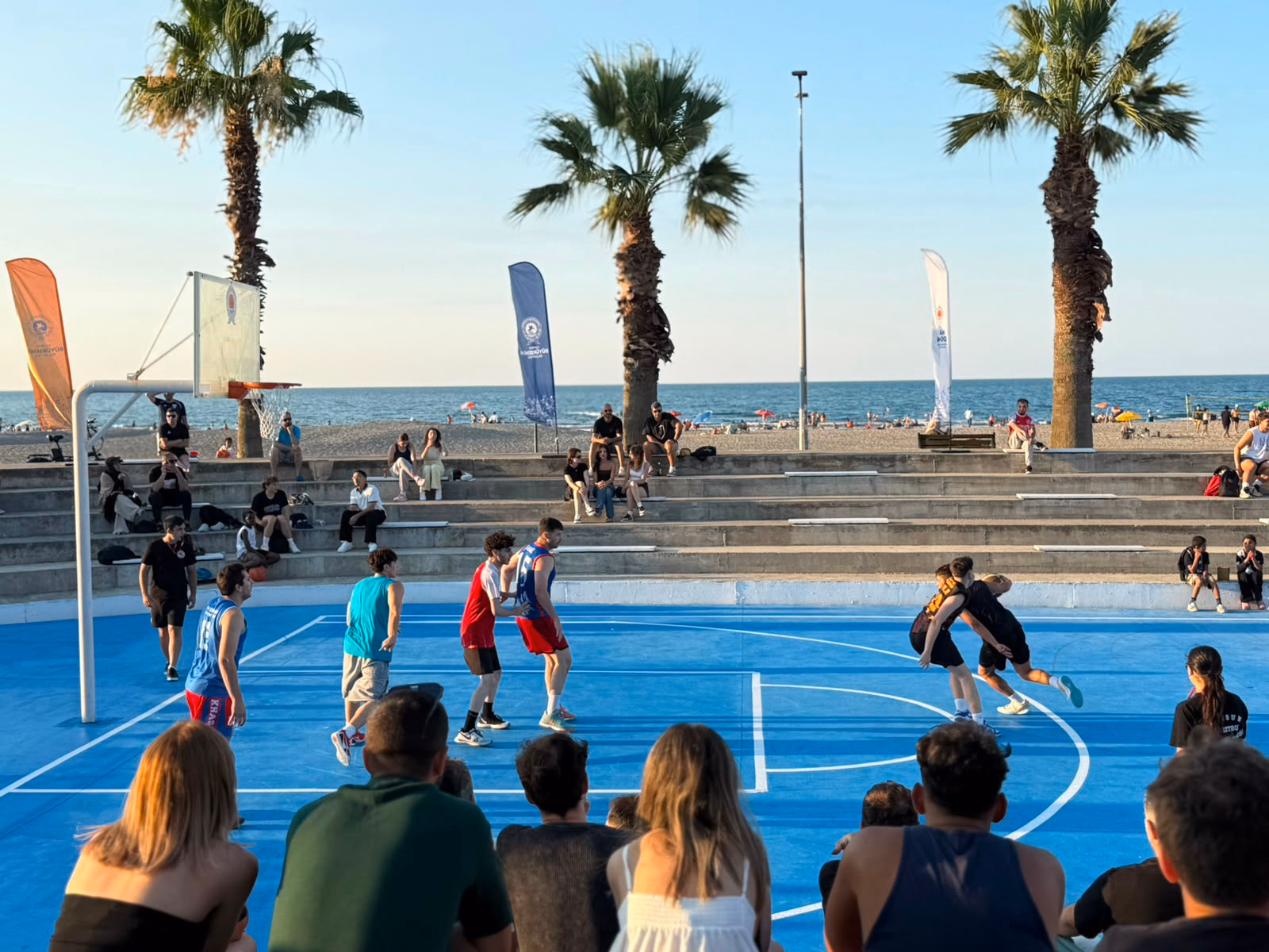 ATAKUM SAHİLİ’NDE 3X3 BASKETBOL HEYECANI YAŞANDI - Görsel 2