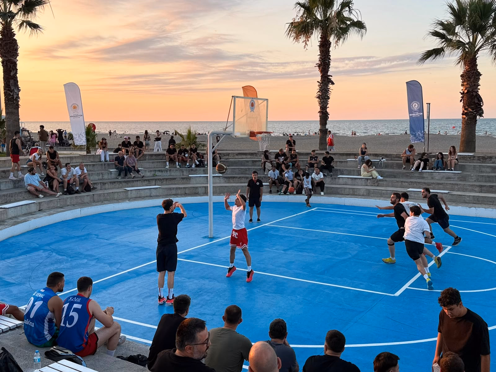ATAKUM SAHİLİ’NDE 3X3 BASKETBOL HEYECANI YAŞANDI - Görsel 4
