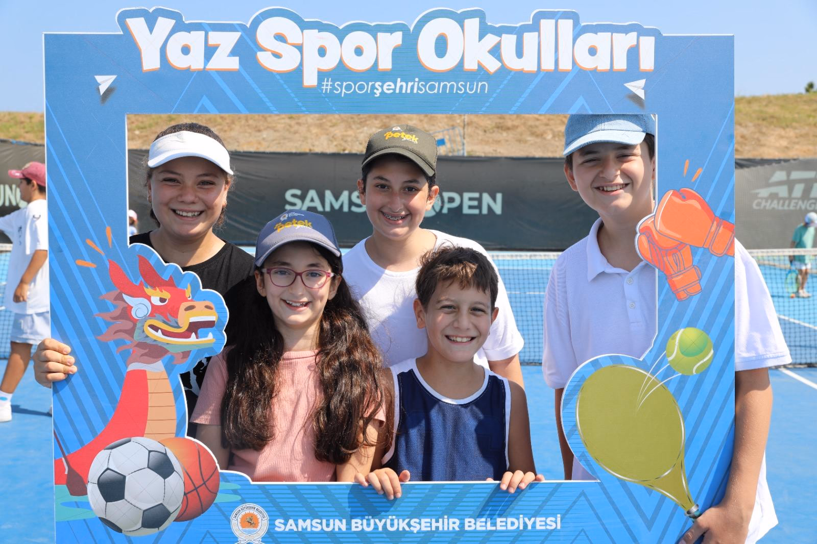 ÇOCUKLAR YAZI SPORLA DOLU DOLU GEÇİRİYOR