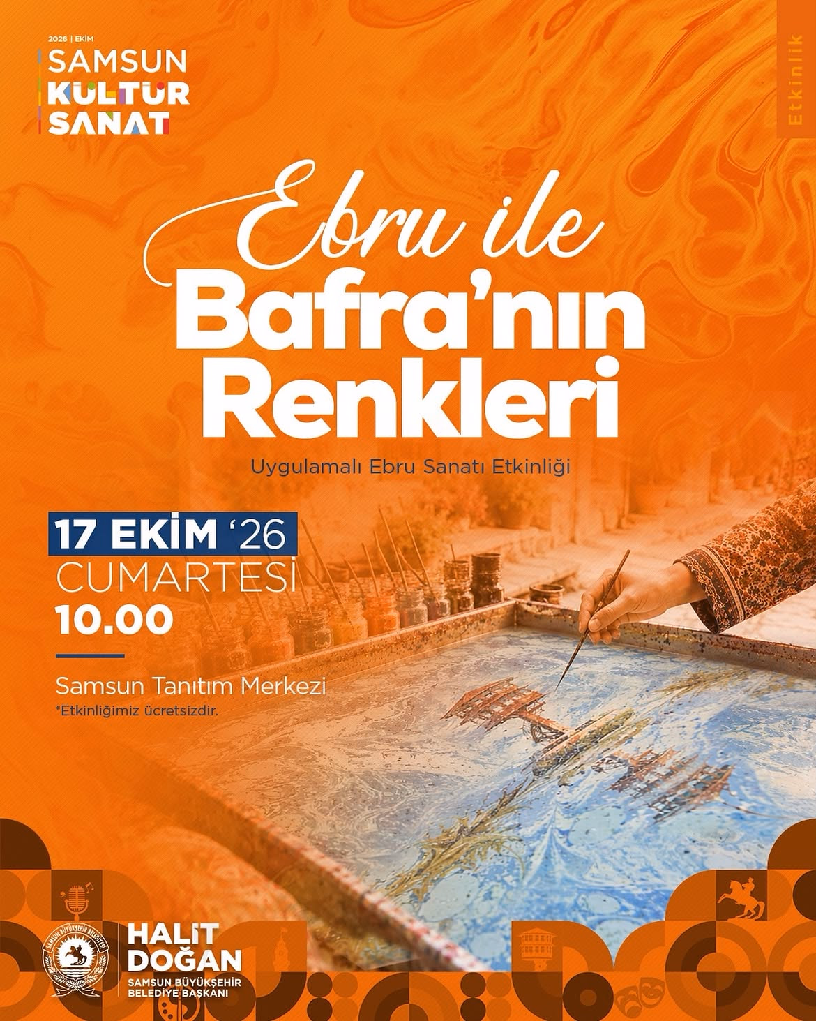 “Ebru ile Bafra’nın Renkleri”