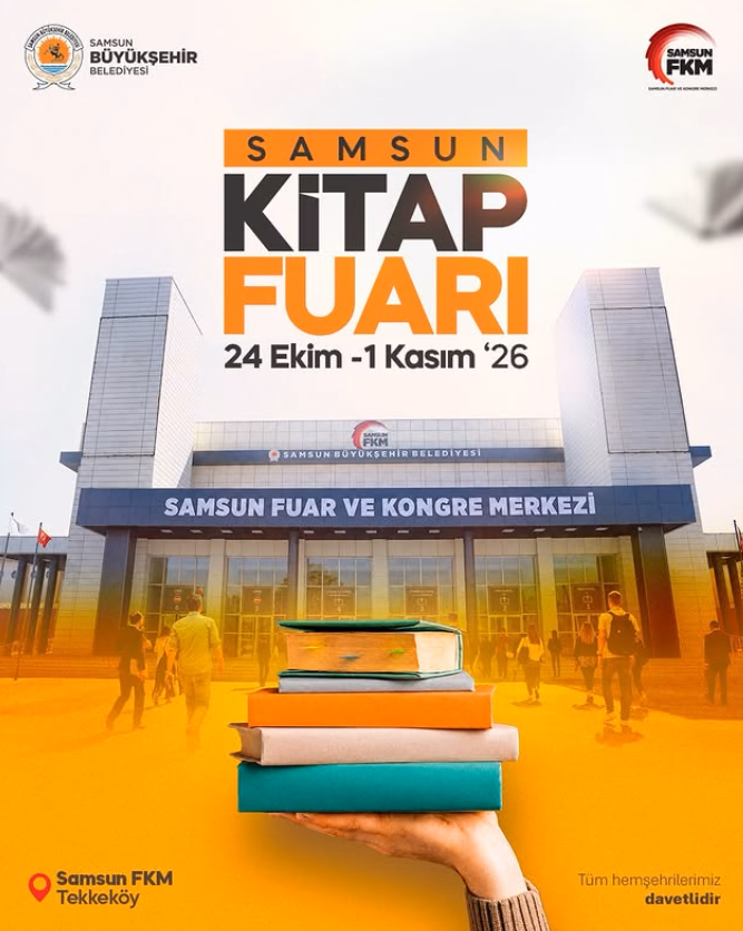 SAMSUN KİTAP FUARI 24 EKİM’DE KAPILARINI AÇIYOR