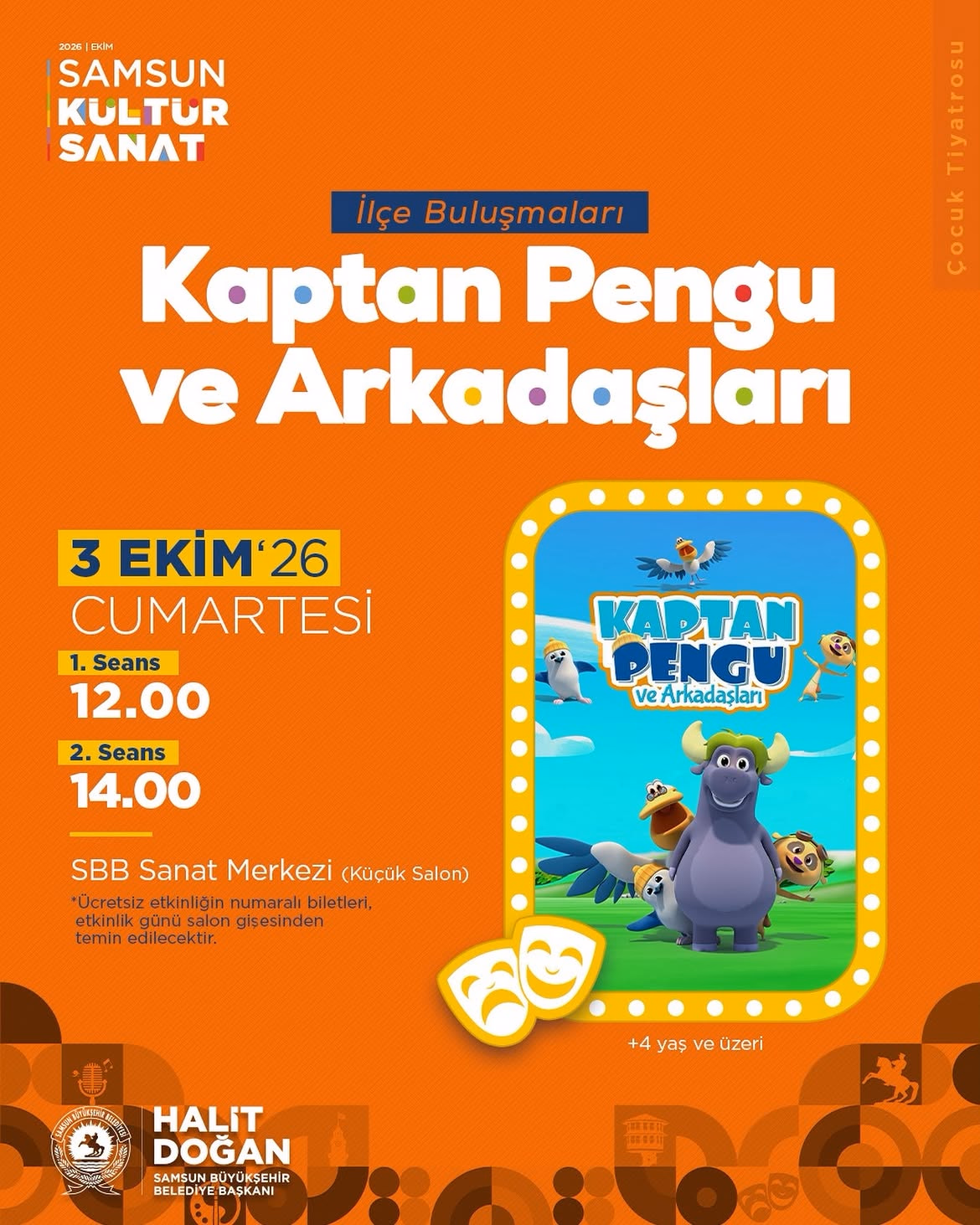 “Kaptan Pengu ve Arkadaşları” Samsun’da! 