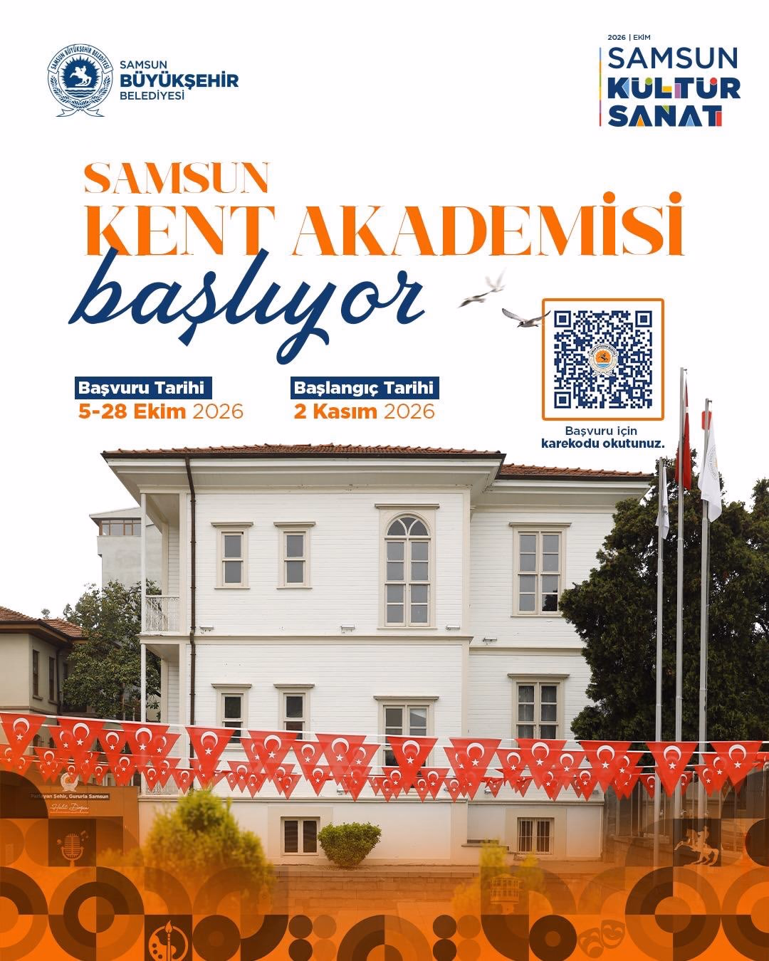 Samsun Kent Akademisi Başlıyor