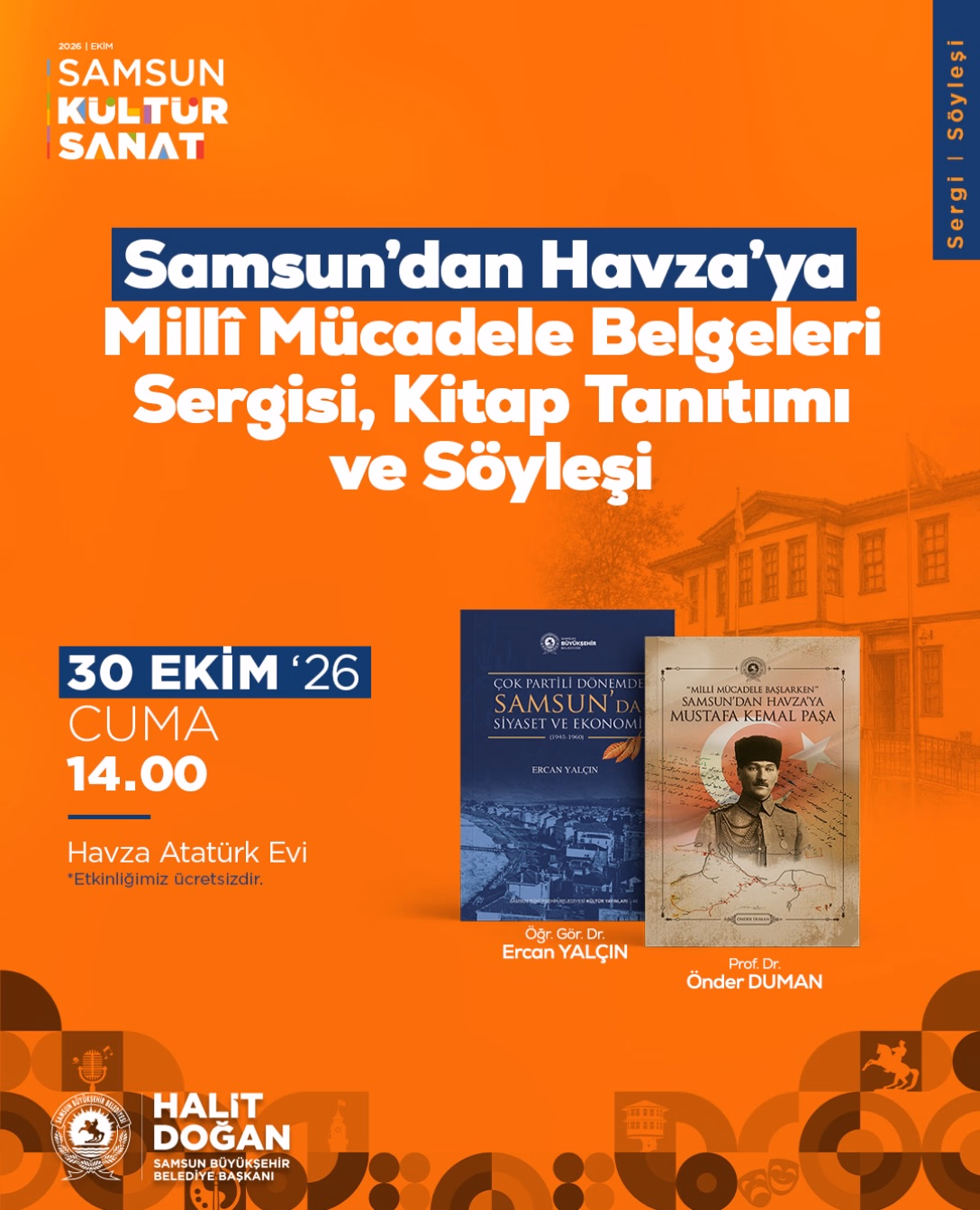 Samsun’dan Havza’ya Milli Mücadele Belgeleri Sergisi
