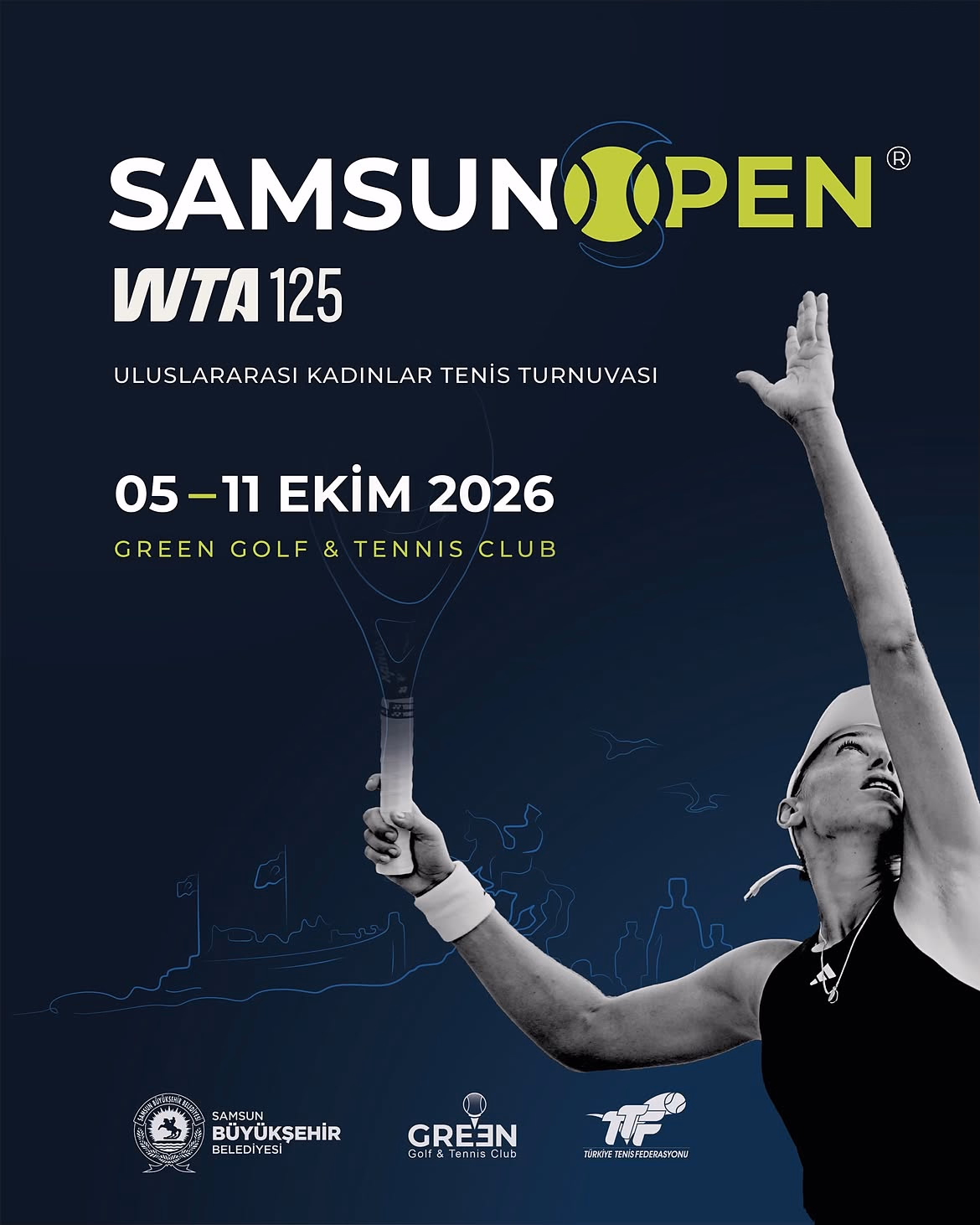 “Uluslararası Samsun Open WTA 125 Kadınlar Tenis Turnuvası” başlıyor. 