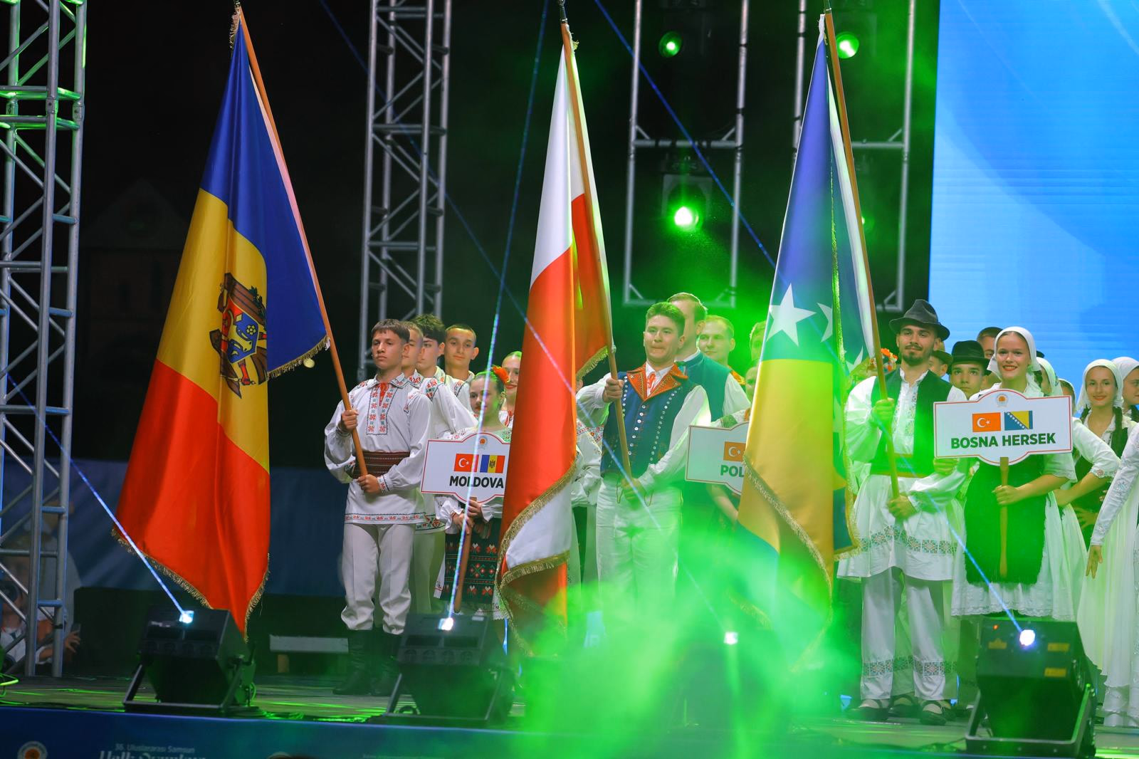 36. ULUSLARARASI SAMSUN HALK OYUNLARI FESTİVALİ BAŞLADI - Görsel 2