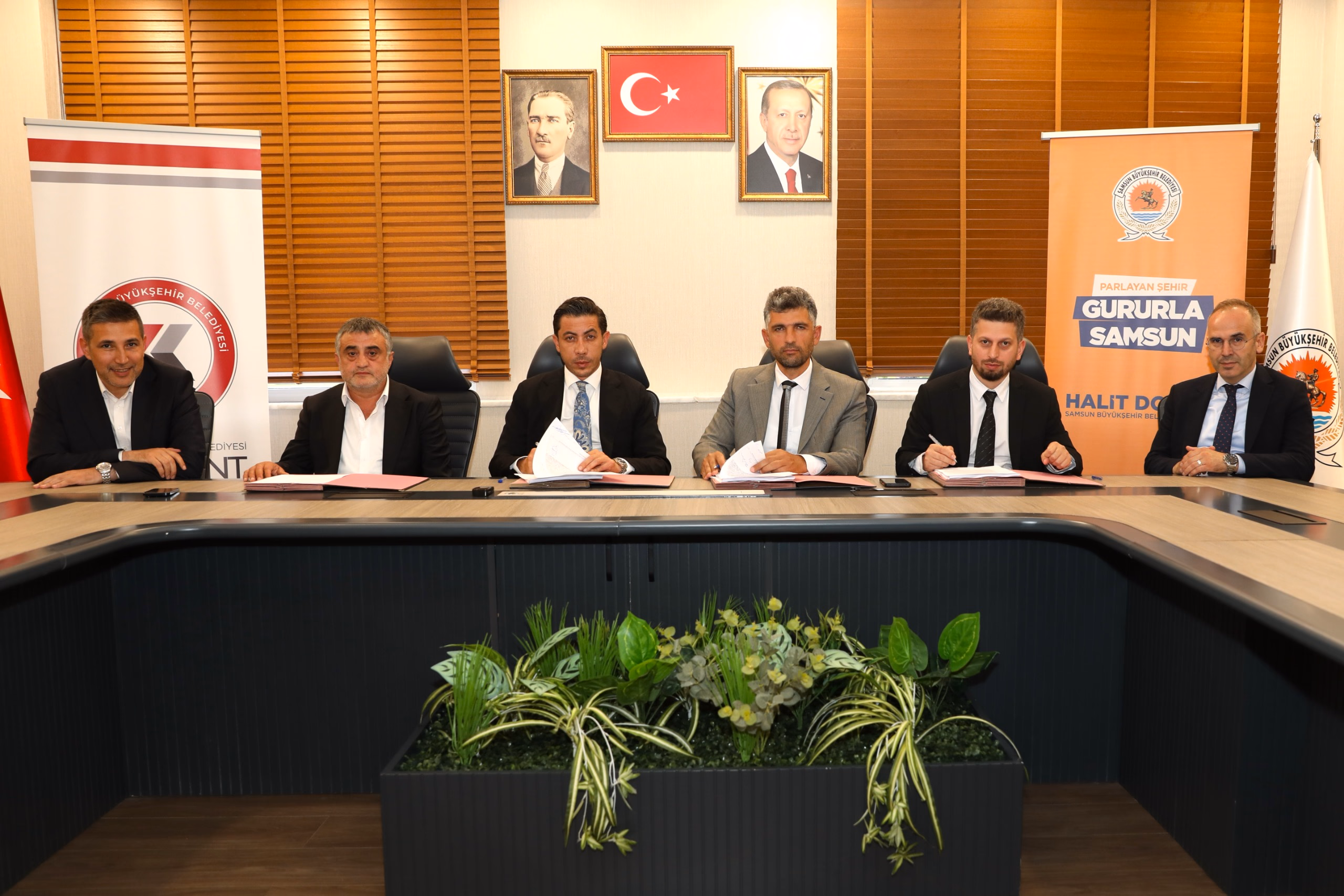 ATAKUM’DAKİ GELİR PAYLAŞIMI İHALESİNDE SÖZLEŞME İMZALANDI