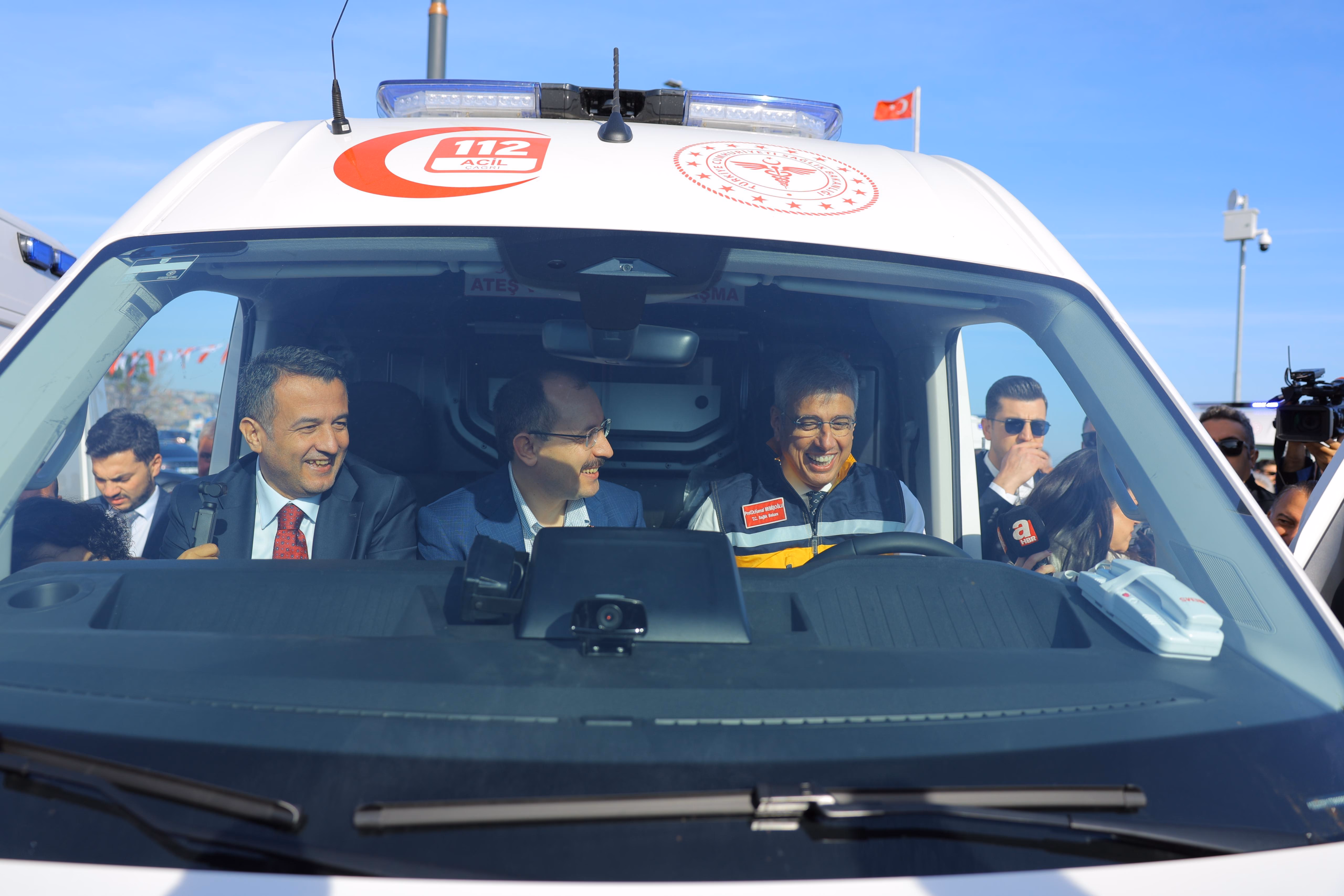 100 YENİ AMBULANS TESLİM TÖRENİ - Görsel 2