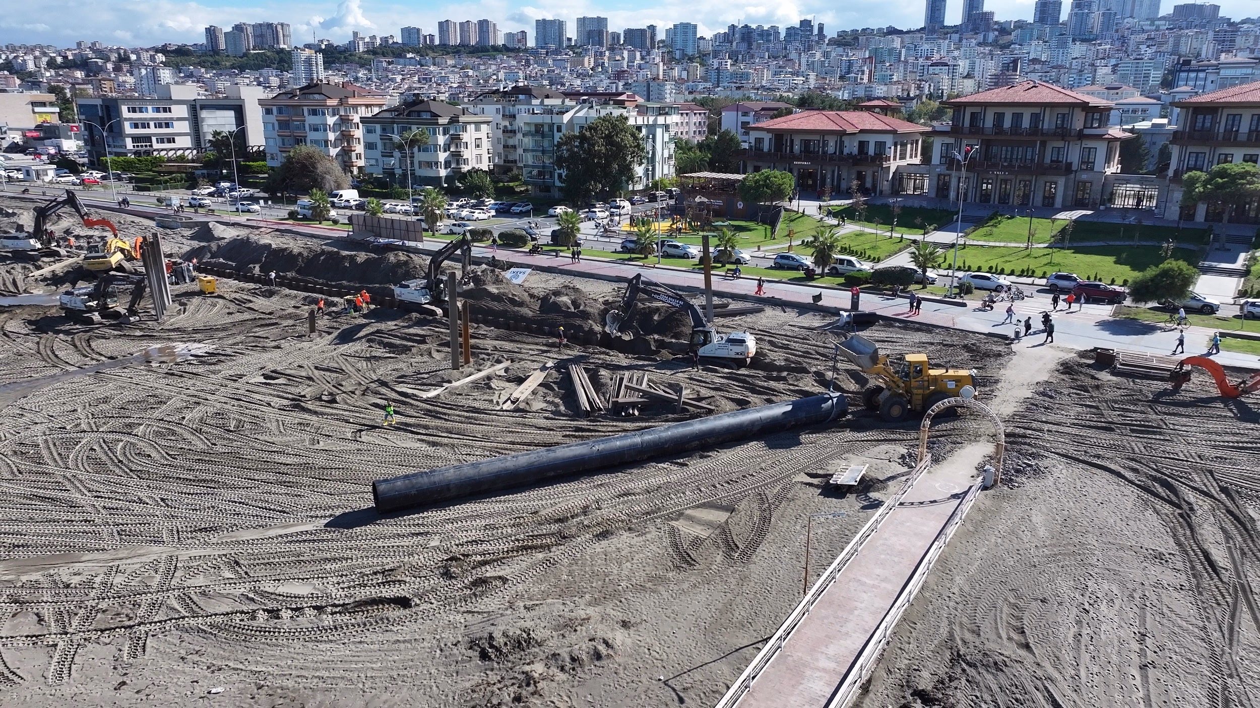 ATAKUM SAHİLİ’NDE ALTYAPI GÜÇLENİYOR - Görsel 7