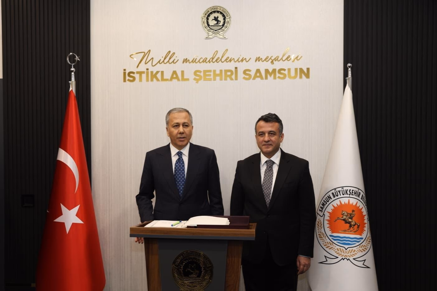 BAŞKAN DOĞAN BAKAN YERLİKAYA’YI AĞIRLADI - Görsel 1