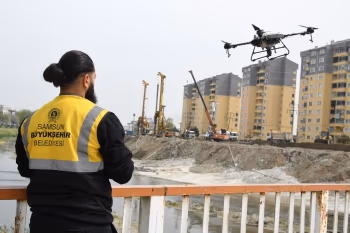 Büyükşehir’den derelerde drone ile ilaçlama çalışması - Görsel 3