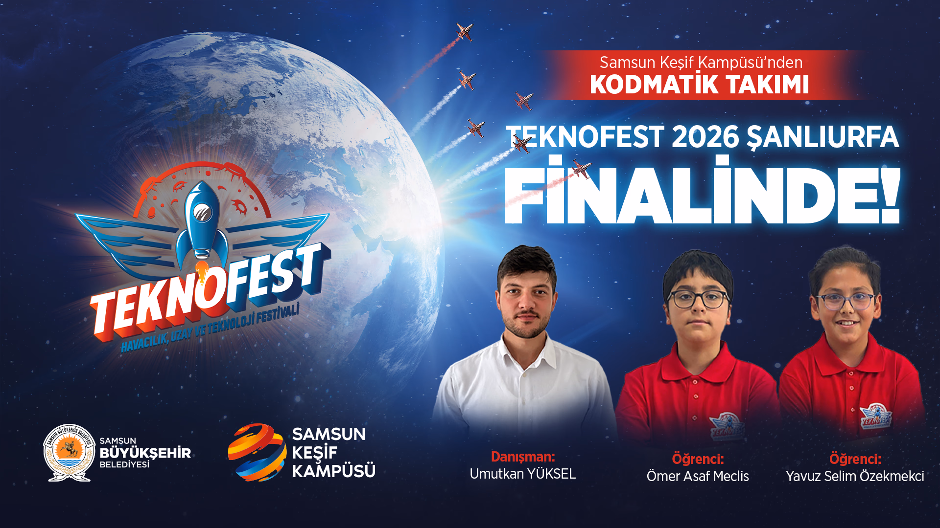KEŞİF KAMPÜSÜ TAKIMLARI TEKNOFEST ŞANLIURFA FİNALİNDE  - Görsel 1