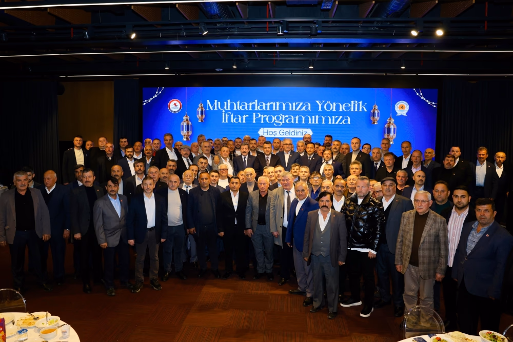 BAŞKAN DOĞAN MUHTARLARLA İFTAR SOFRASINDA BULUŞTU