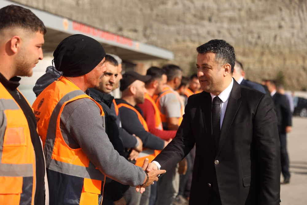 Başkan Doğan personel ile bayramlaştı