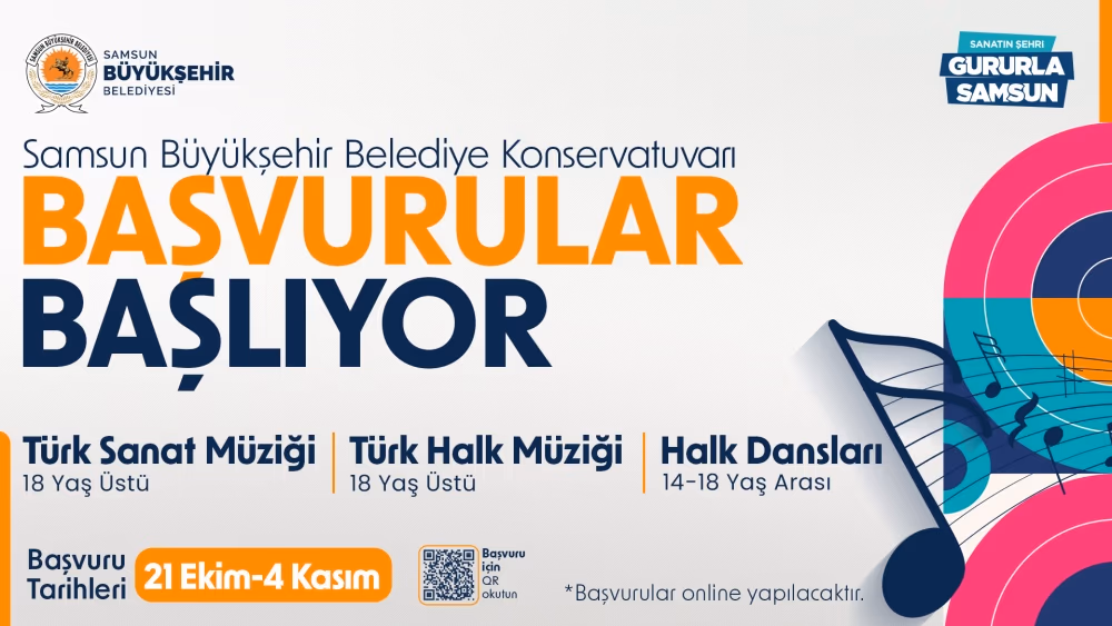 Büyükşehir Belediye konservatuvarı başvuruları başladı