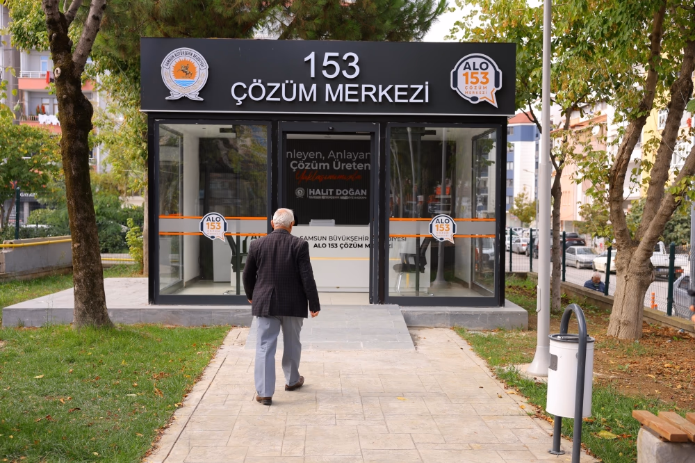 BÜYÜKŞEHİR TARAFINDAN BAFRA’DA 153 ÇÖZÜM MERKEZİ AÇILDI