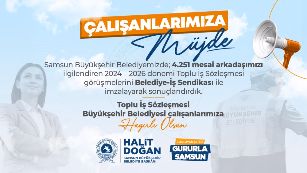 Büyükşehir’de sendika imzası atıldı