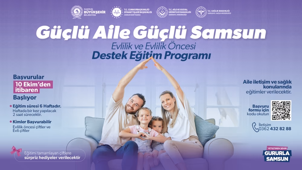 Büyükşehir’den anlamlı bir proje daha: “Güçlü aile, güçlü Samsun”