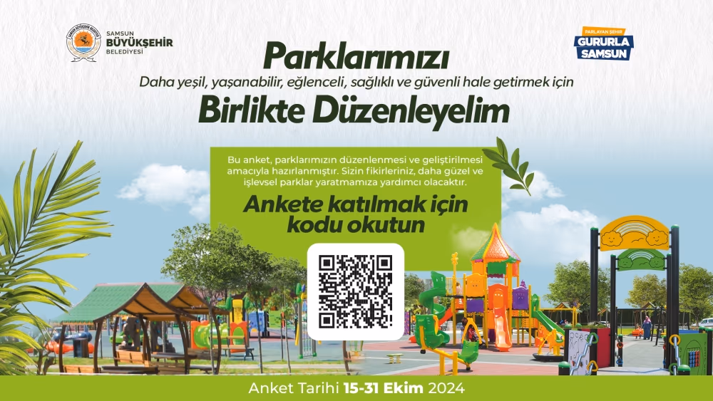 Büyükşehir’den daha yeşil ve sağlıklı Samsun için anket