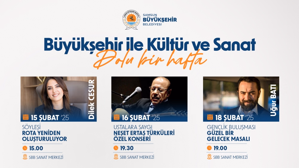 Büyükşehir'den etkinlik dolu bir hafta