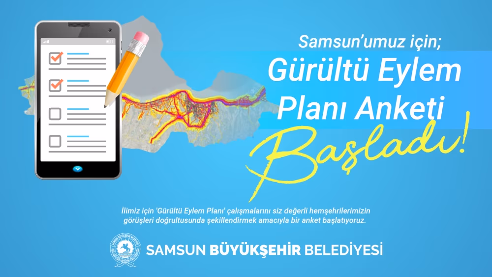 Büyükşehir'den gürültü eylem planı için anket