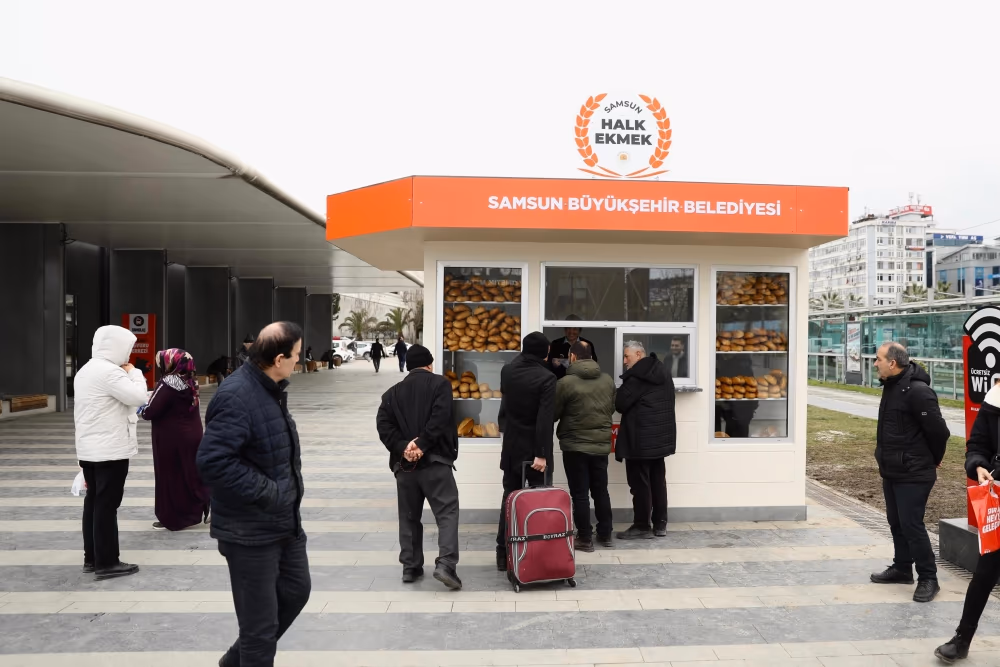 Büyükşehir’in Samsun Halk Ekmek noktaları hizmete başladı