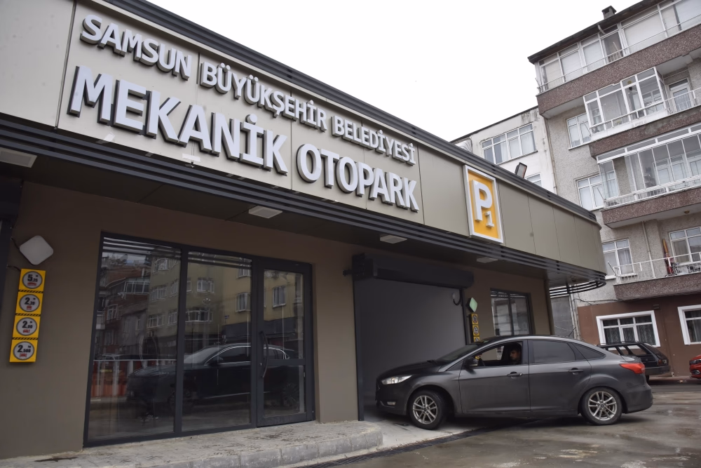 Çiftlik-1 Mekanik Otoparkı hizmete başladı