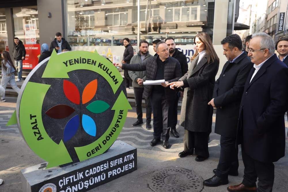 Çiftlik Caddesi geri dönüşümüyle örnek olacak