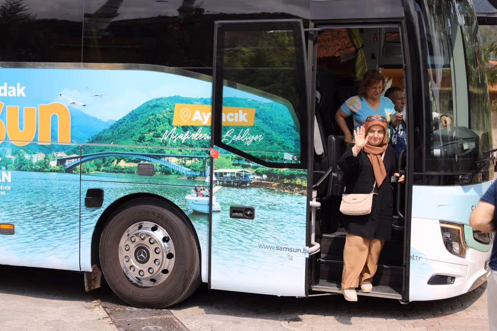 Odak Samsun otobüsleri hizmette