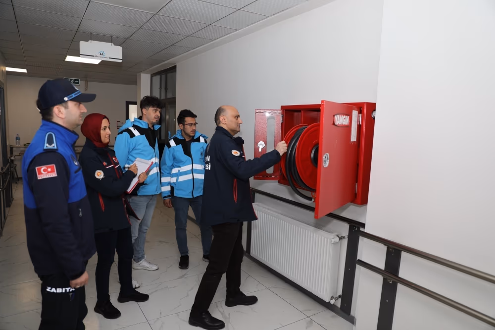 Samsun İtfaiyesi 17 ilçede denetimlerini sürdürüyor