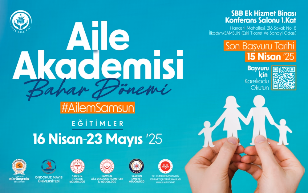 Samsun’da ‘Aile Akademisi’ eğitim programı başlıyor