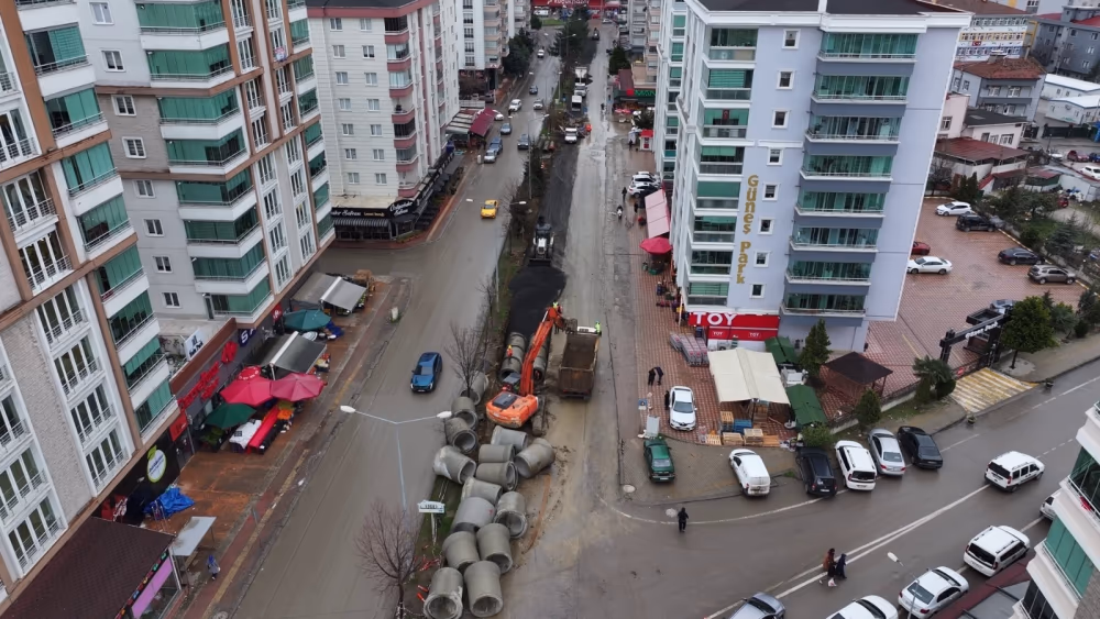 Samsun’da yağmur suyu hattı projeleriyle altyapıya dev yatırım!