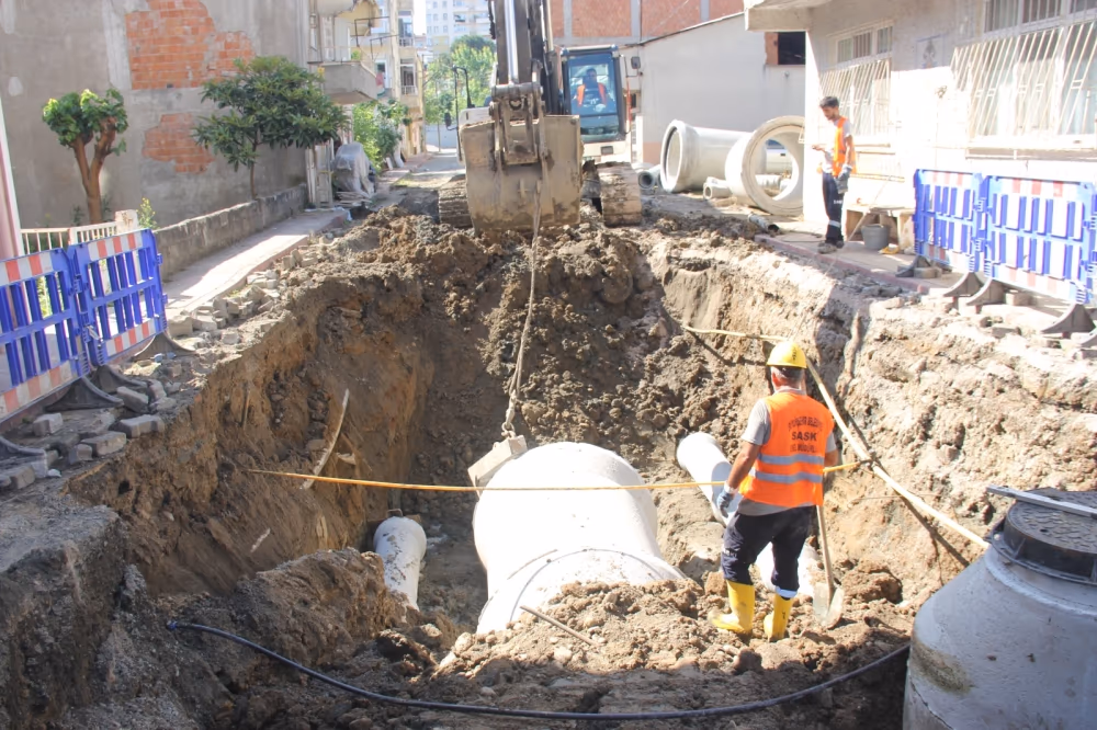 SASKİ’den ilkadım’da altyapı çalışması