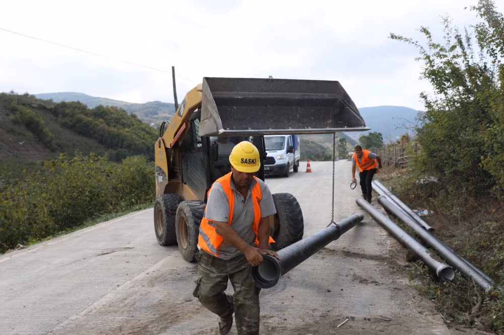 SASKİ’den yeni içme suyu hattı