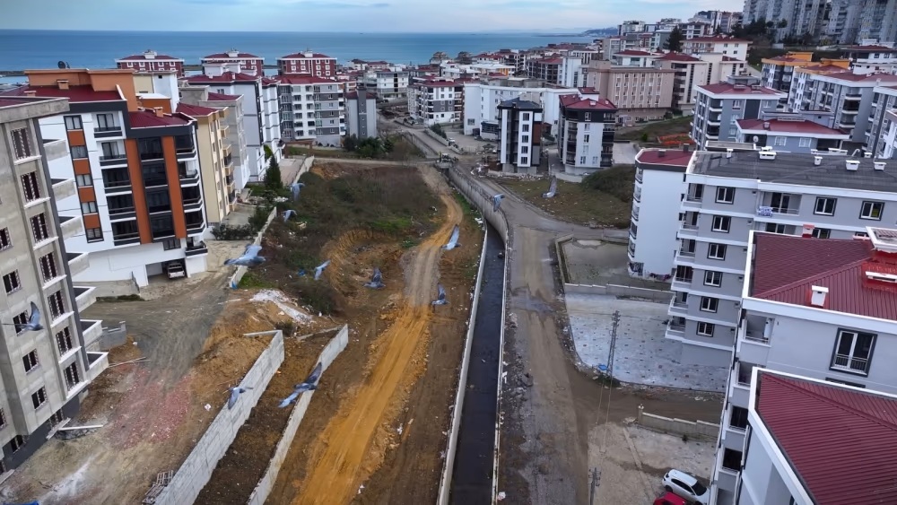 Sazak Deresi’nde ıslah çalışmaları tamamlandı