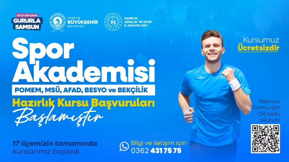 Spor Akademisi hazırlık kursları başlıyor